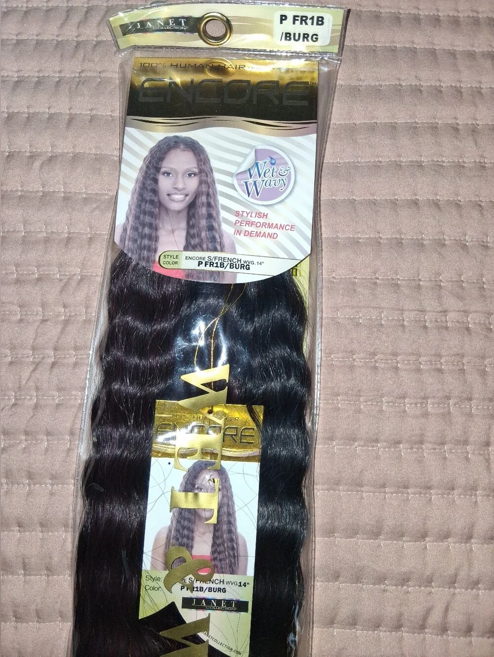 100% Human  Hair Extension 14